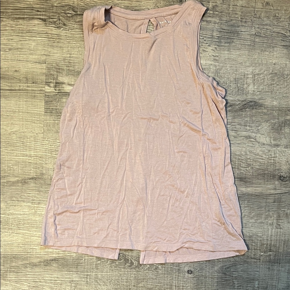 Halogen Light Pink Muscle Tee